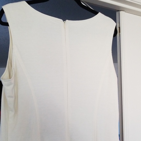 True Cream Colored Trumpet Dress - Picture 3 of 8